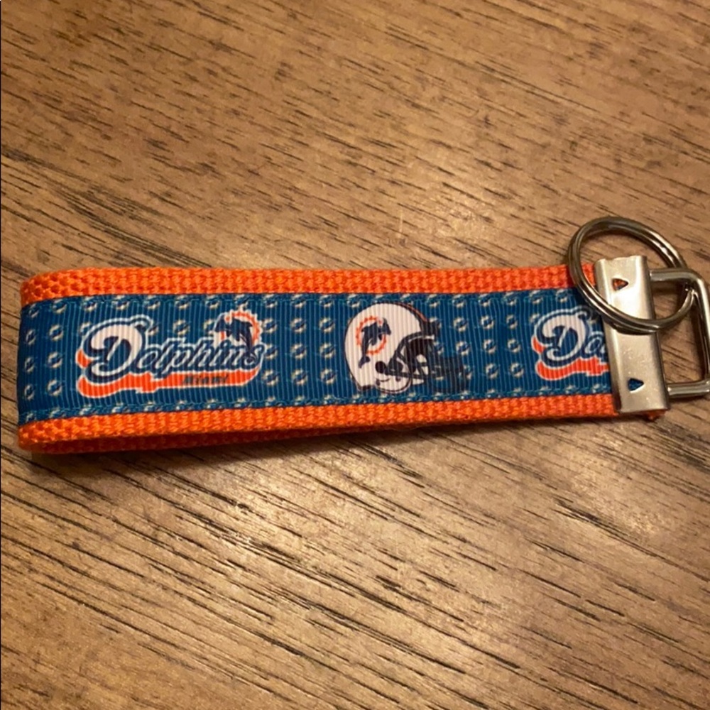 Miami Dolphins keychain team football fan Dolphins